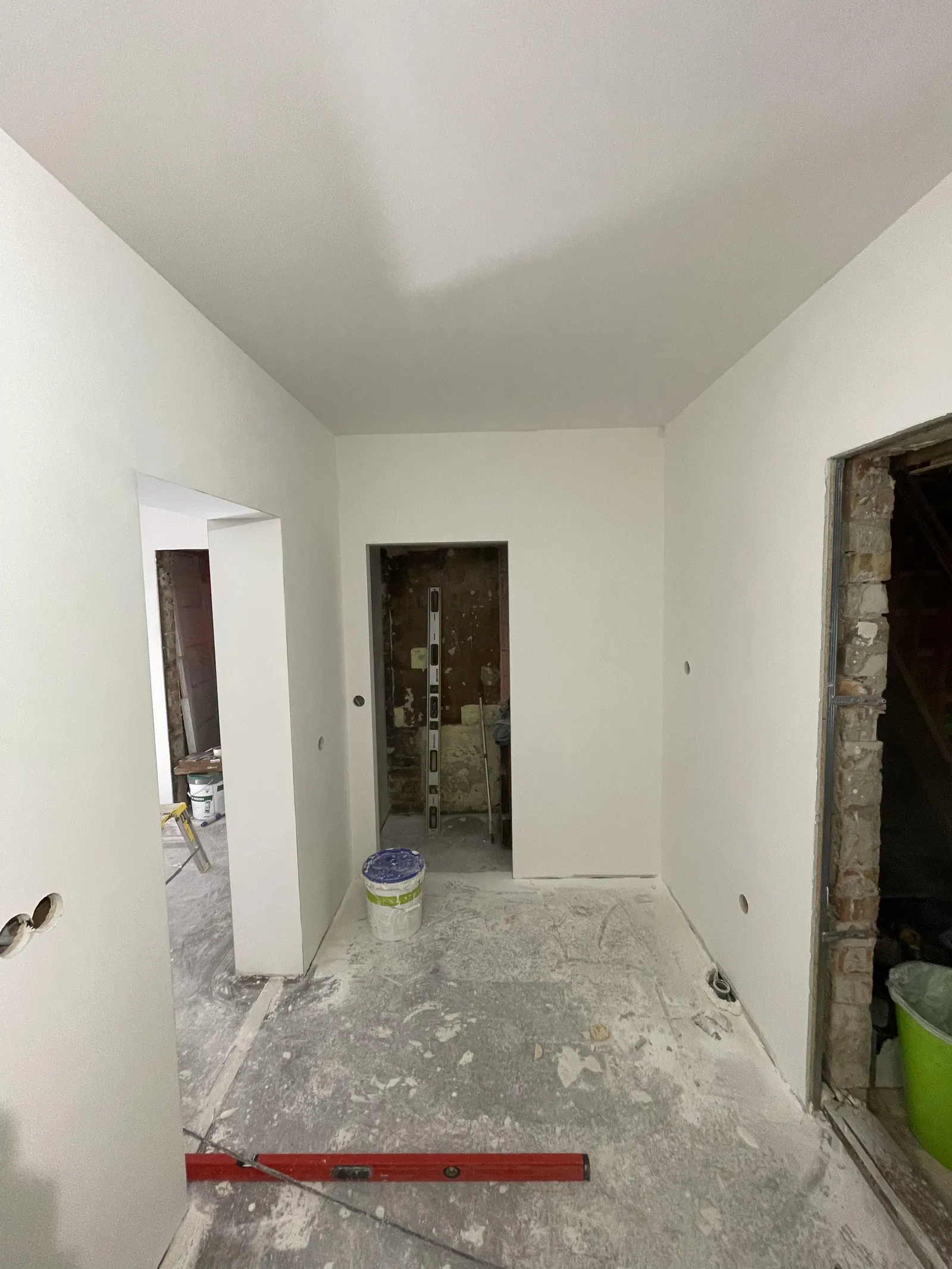GKP ir vidaus apdailos darbų eiga